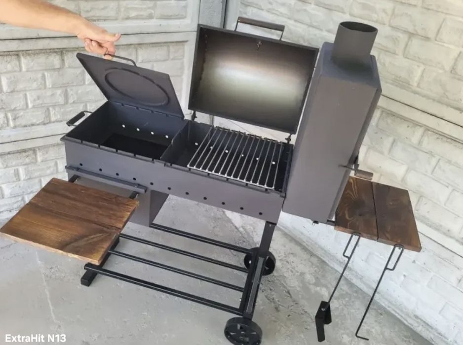 •3/4/5мм • Мангал 3в1: Барбекю, Гриль, Коптильня, Печь под Казан