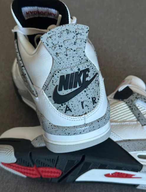 Nike air jordan 4 retro military black  42