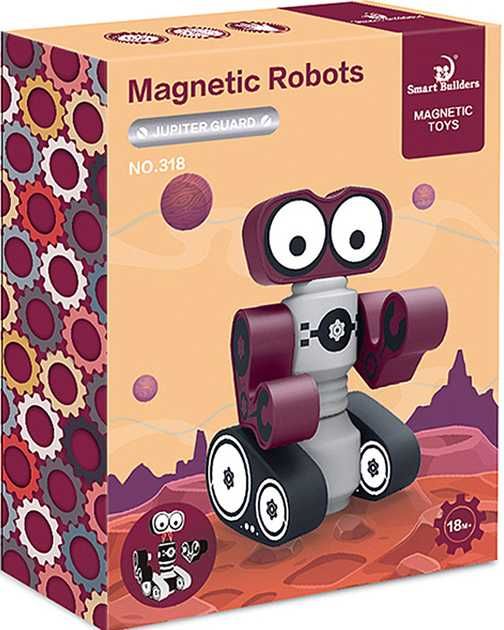 Конструктори магнітні "Робот-вартовий Юпітера" та "Марсіанін" нові