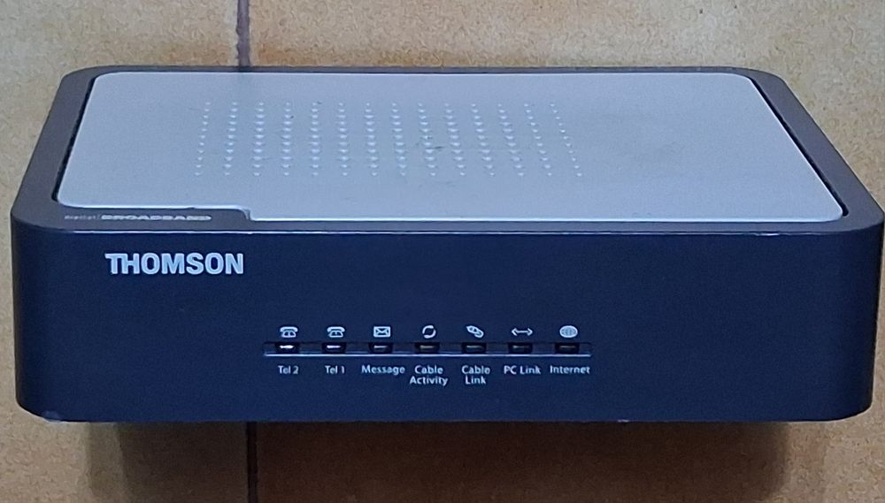 Modem Thomson a funcionar