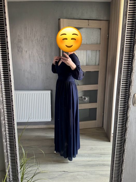 Sukienka dluga maxi Roco Fashion XL