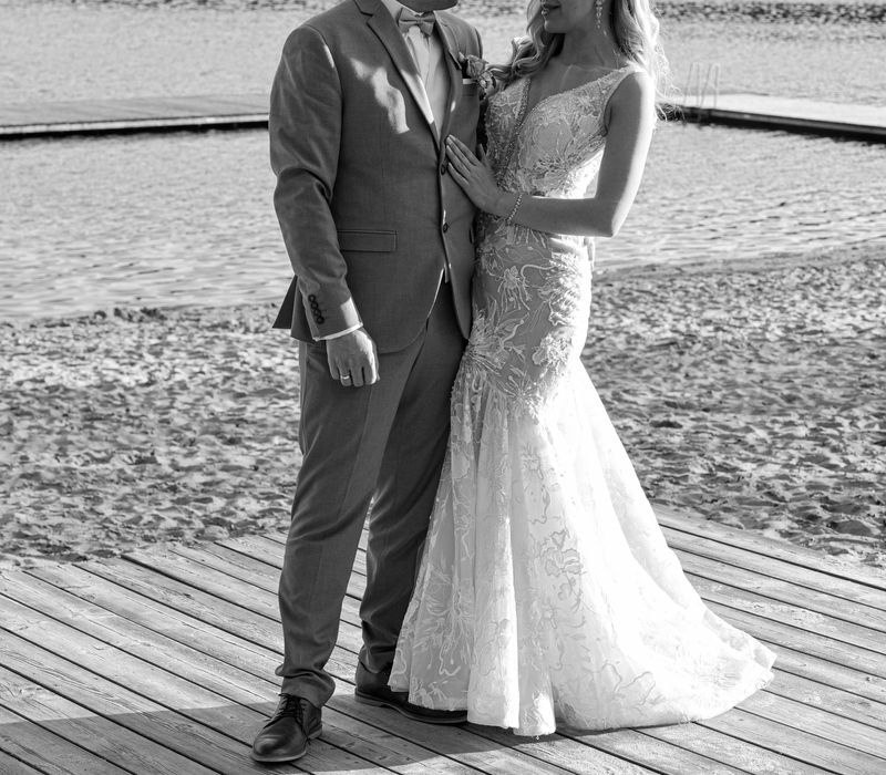 Suknia ślubna syrenka