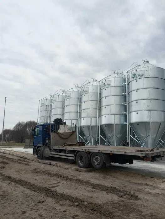 Silos Zbożowy Paszowy Lejowy 3/5/6/8/9/12/15/18/20/25/30/35/40 t