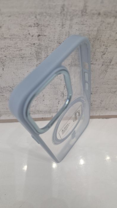 Etui case clear do Iphone 13 Pro Jasnoniebieski + Szkło Gratis