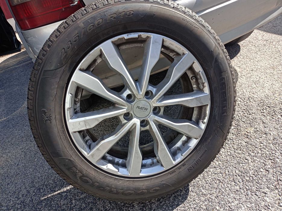 4 Jantes Platin + Pneus Pirelli seminovos