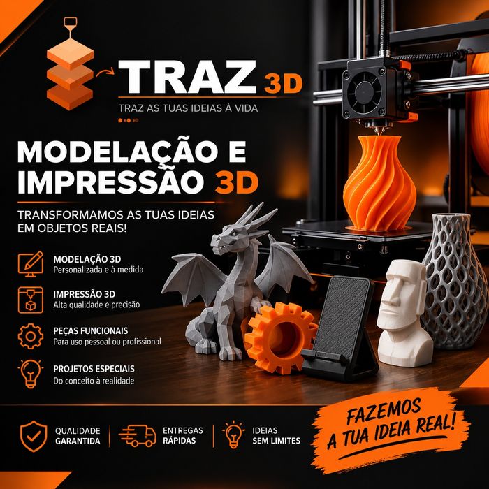 Modelação e impressão 3d