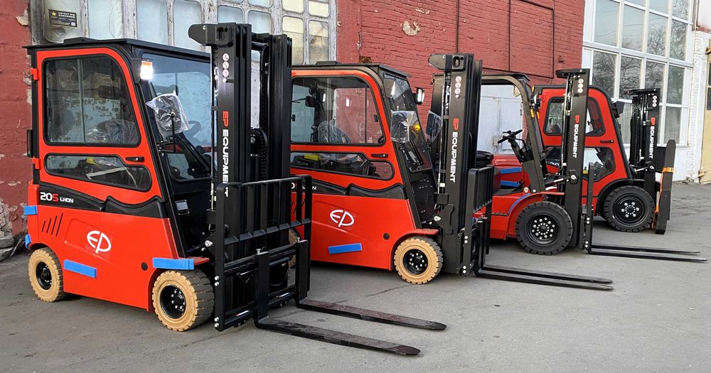 Новий вилочний навантажувач EP 18T8 1.8т/3м бок.зміщ 2025р гарантія 2р