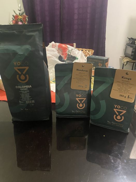 Кофе в зернах  (1 кг /  250 гр ).