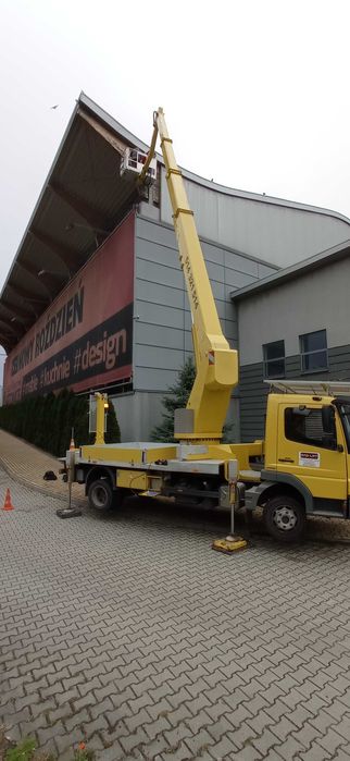 Wynajem zwyżki, podnośnik koszowy 19,21,27m BĘDZIN