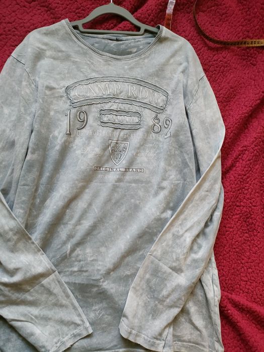 Bluza męska xl.Szaro biała.