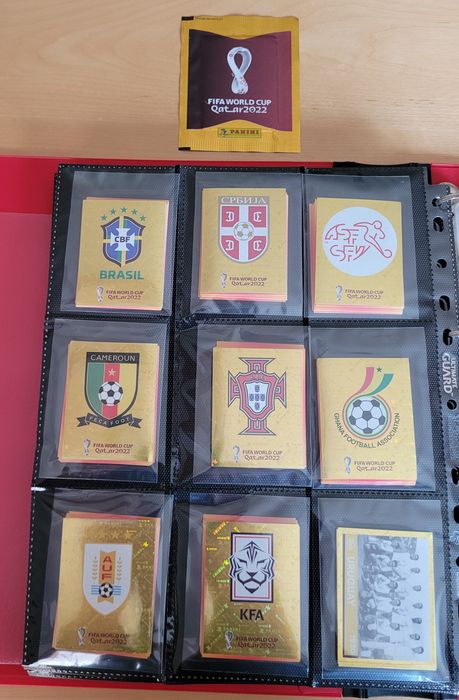 Coleção completa Panini Fifa world cup 2022 Qatar - 2 versões