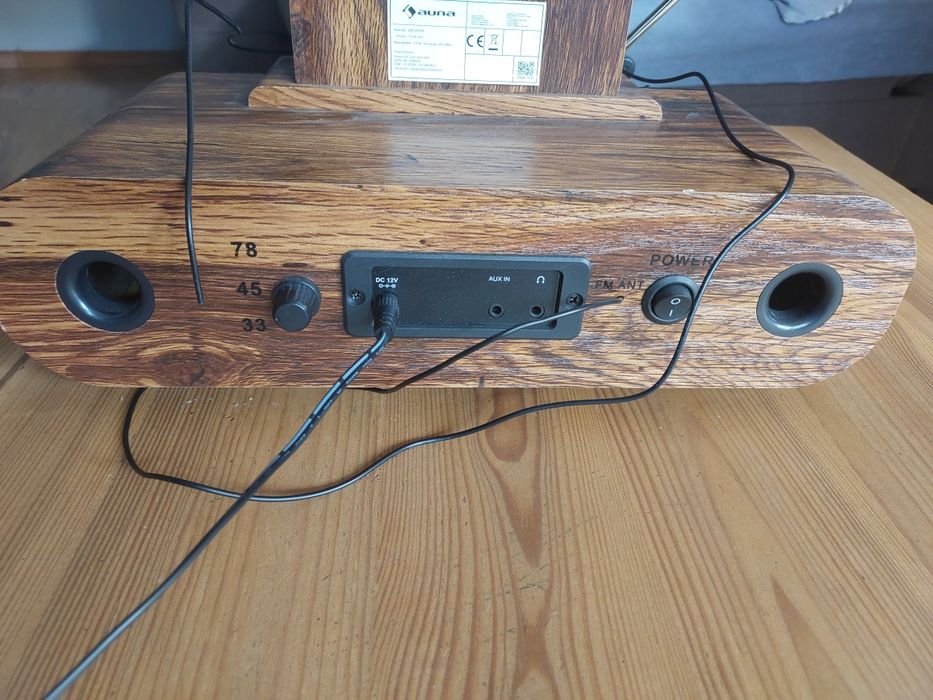 Gramofon Auna  Verticalo SE DAB  retro +USB- stojący