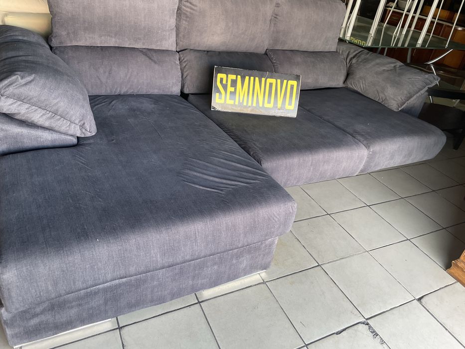 Sofá Chaise Long em Tecido