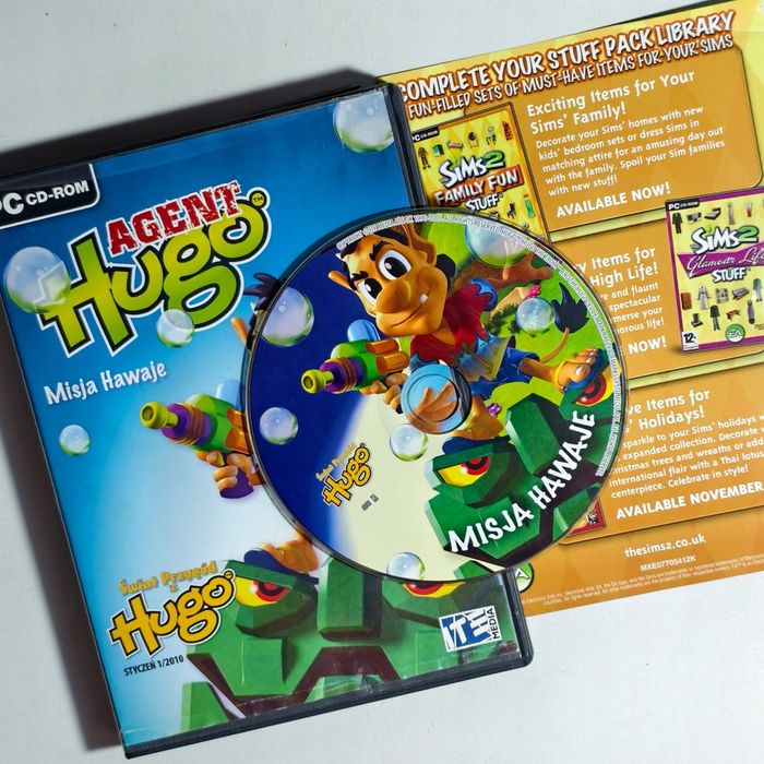 gra pc agent hugo: misja hawaje || polska wersja językowa