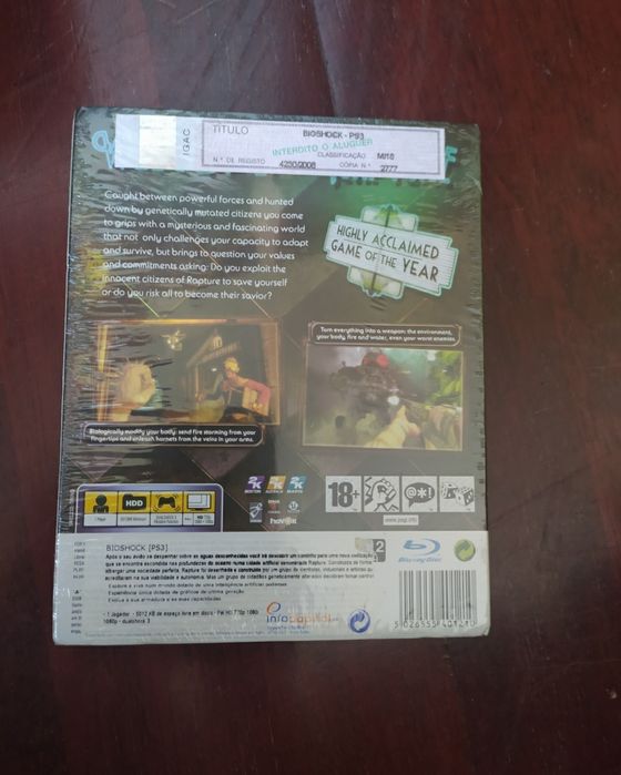 Bioshock PS3 Selado