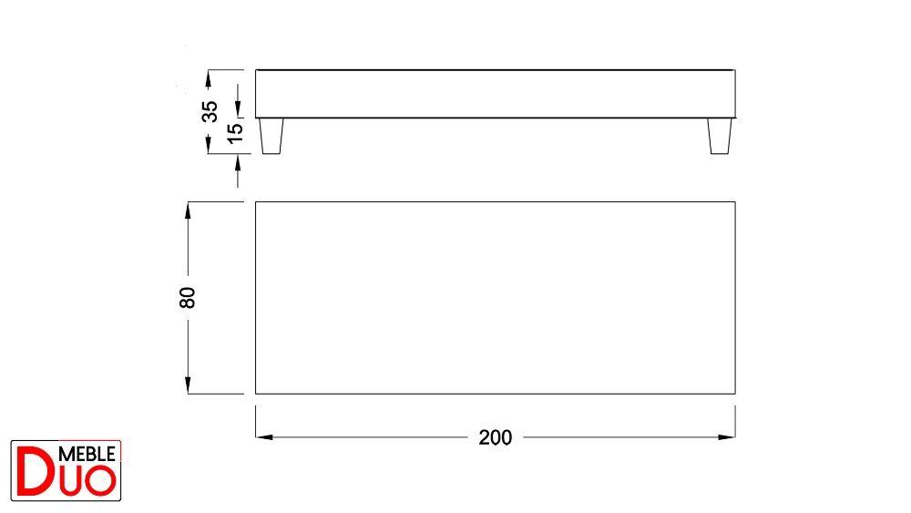 Łóżko hotelowe Vento 80x200