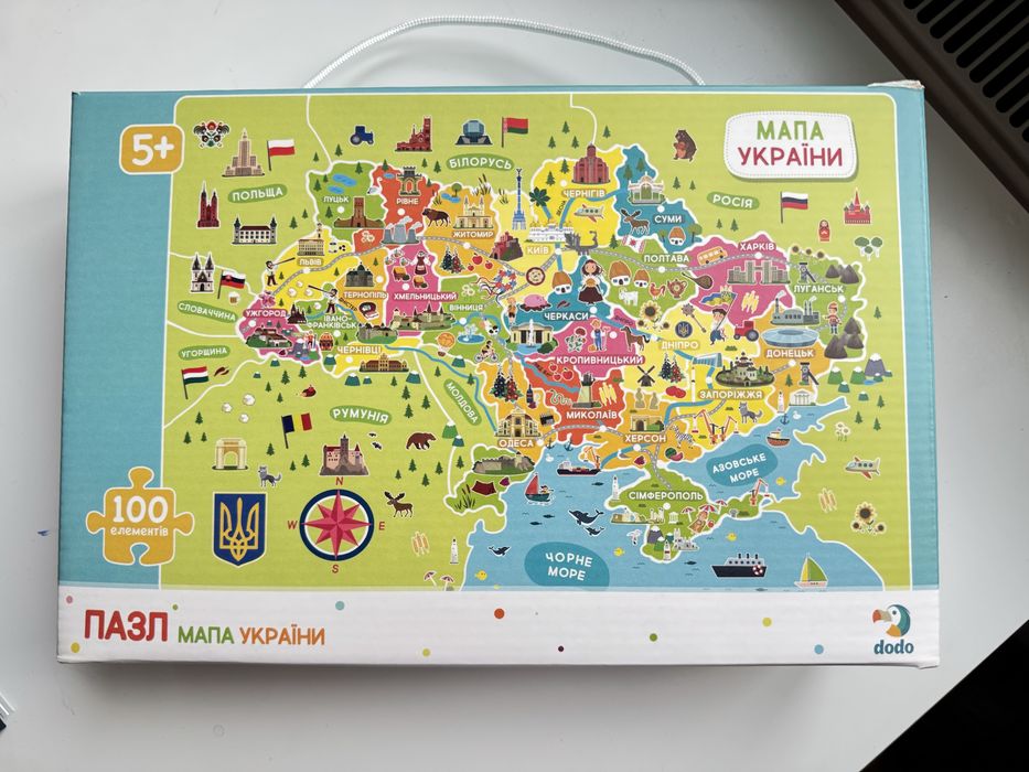 Пазл DODO мапа України