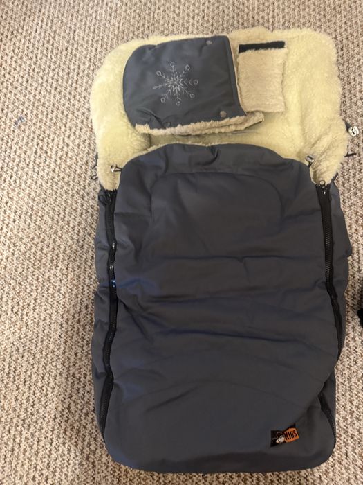 Конверт та рукавички на санки або коляску