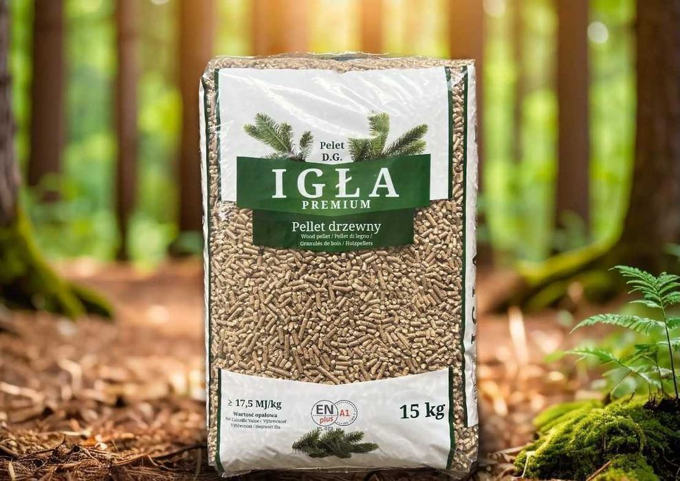 Pellet, pelet drzewny Igła Premium ENplus A1 6mm SPRAWDŹ MNIE!!!