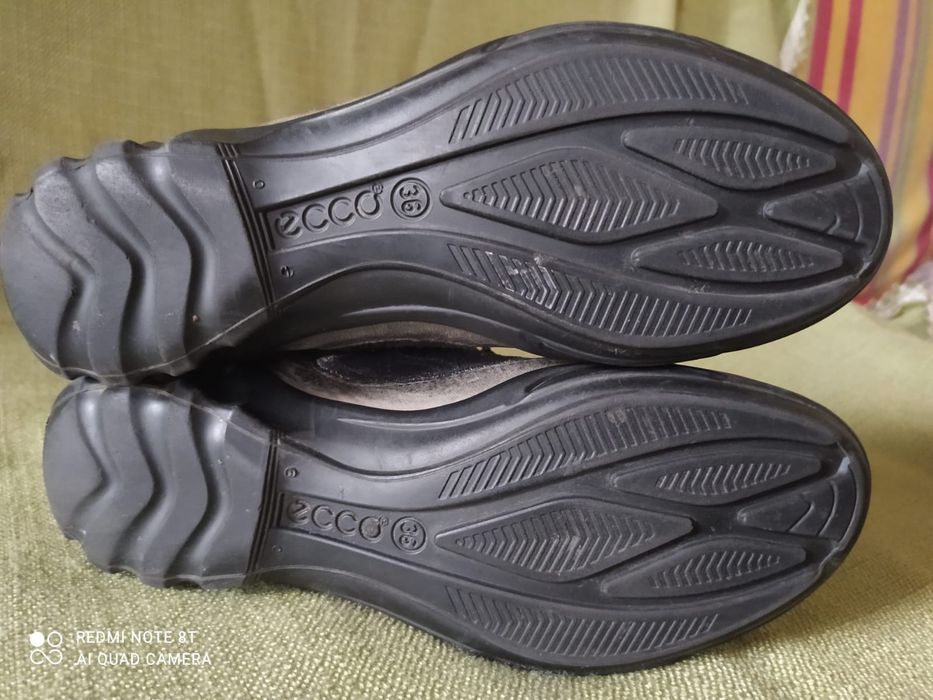 ECCO 36 Miejskie buty trzewiki skóra material