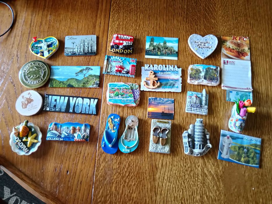 Magnesy na lodówkę