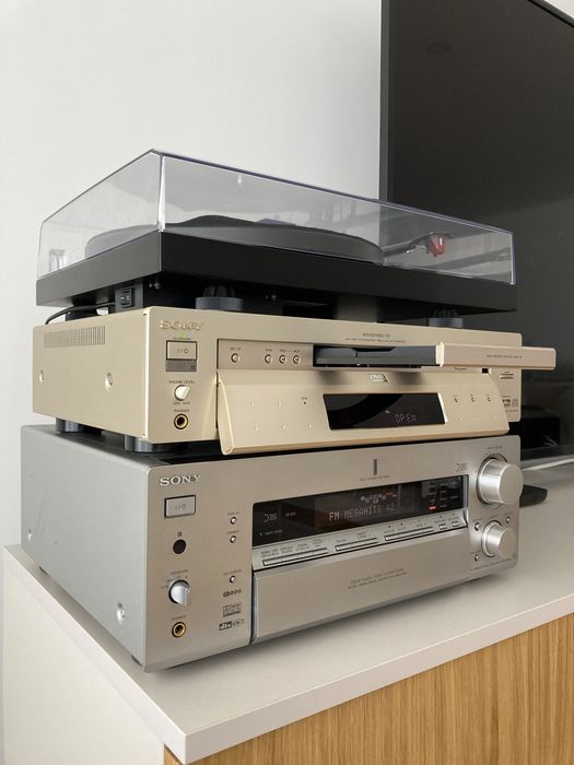 Leitor DVD/CD/Video CD Raro Topo de Gama Sony DVP-S7700