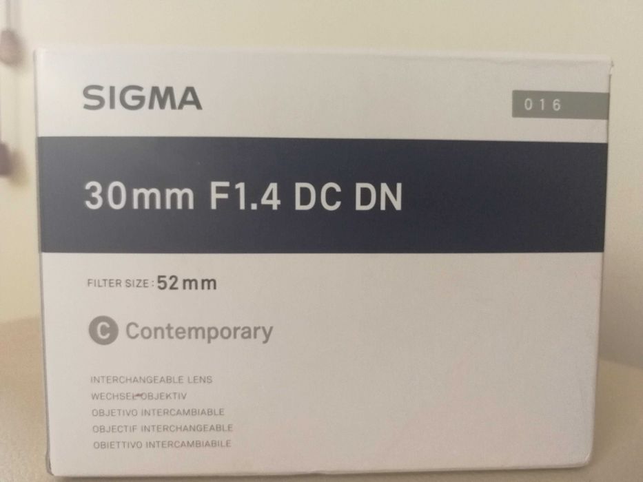O Sigma C 30 f1.4 Sony E - jak nowa