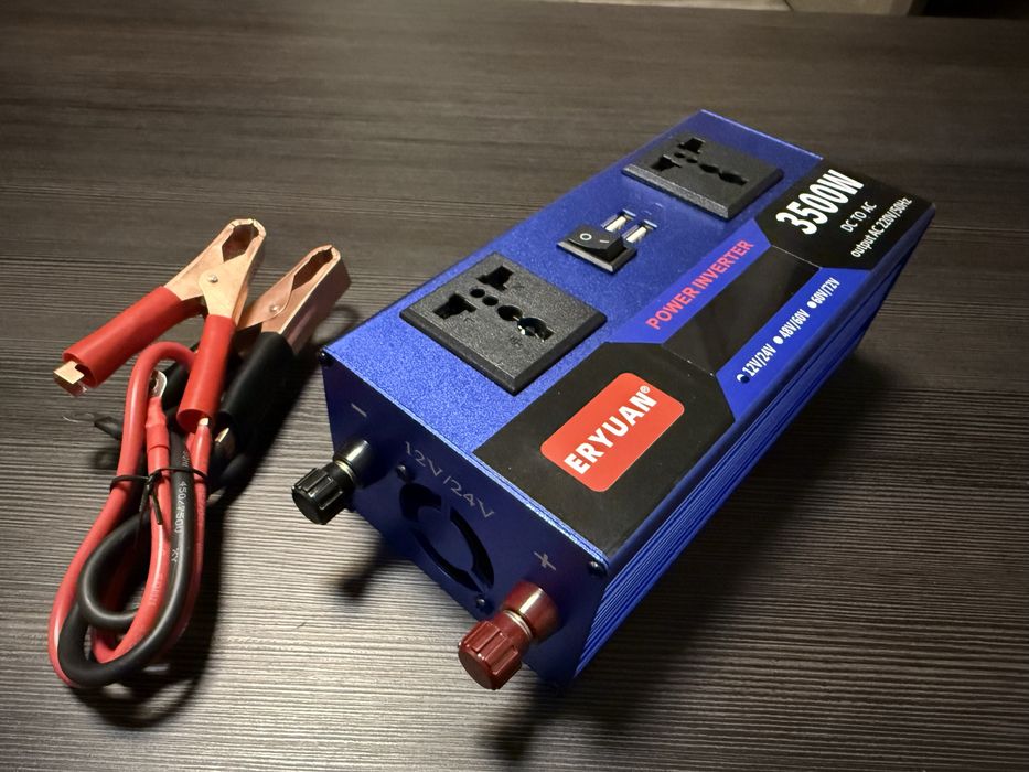 Інвертор (перетворювач напруги) 12v-220v 3500w