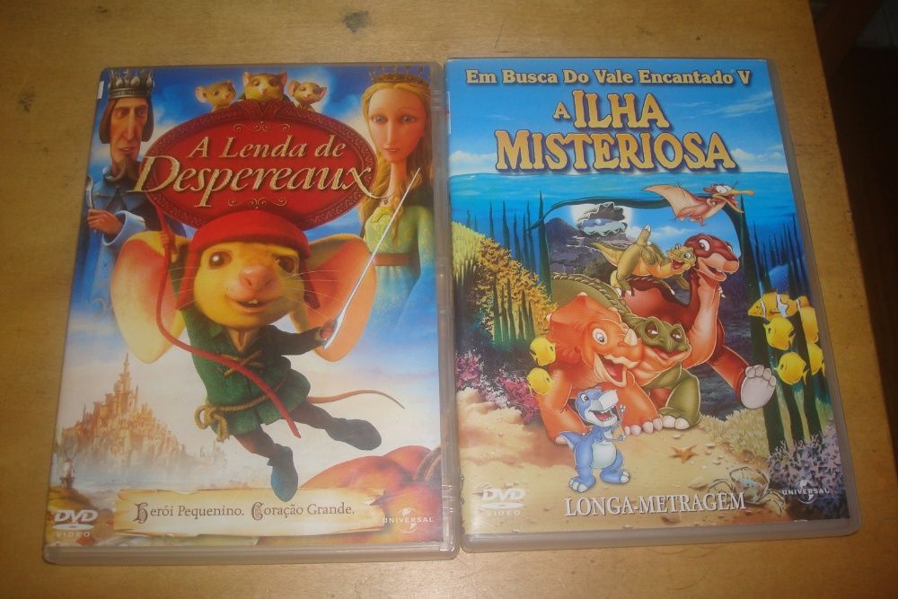 lote 7 dvds originais desenhos animados,balto,etc
