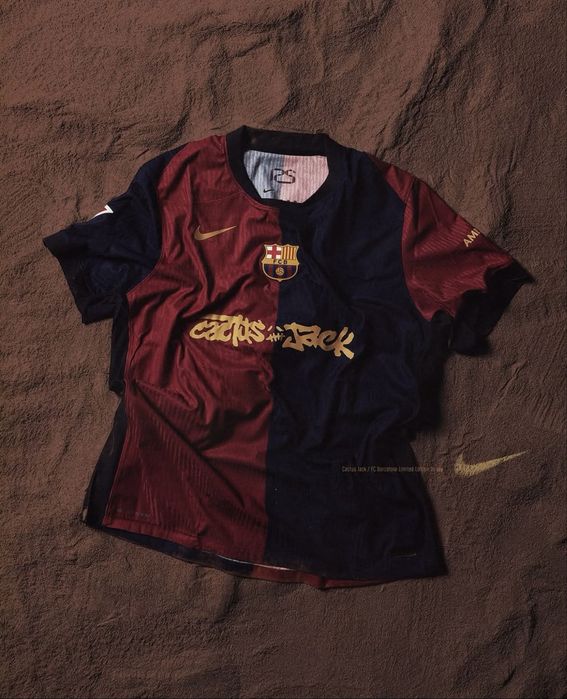 Football Jersey Barcelona x Cactus Jack/season 24/25 джерсі