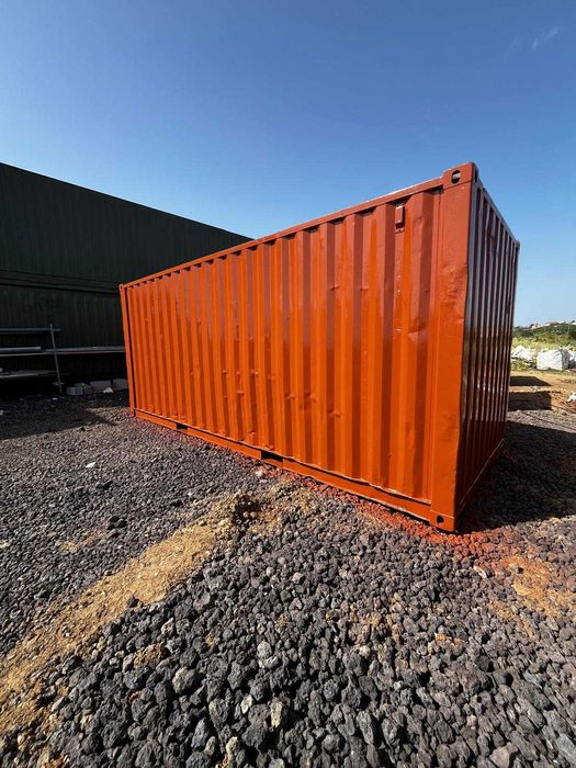 Contentor Marítimo 20' (6 metros) - Com Transporte Incluído!