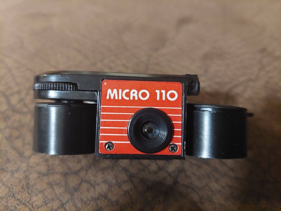 Camera máquina fotográfica micro 110 vintage porta moedas