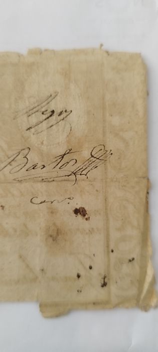 Apólice do Real Erário - dois mil e quatrocentos reis