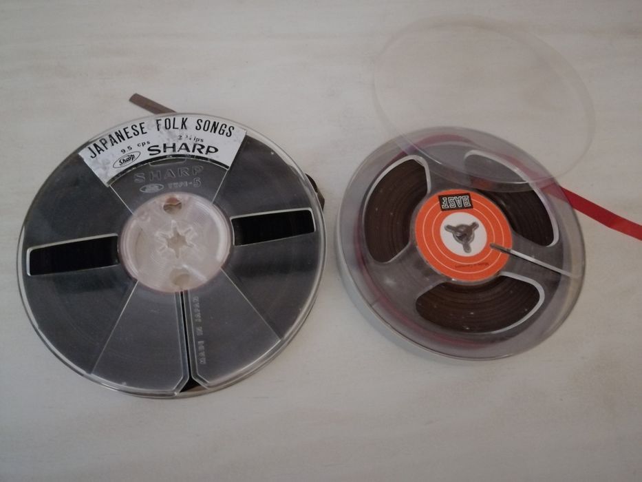 Fitas de áudio 2x reel to reel para gravador de fitas