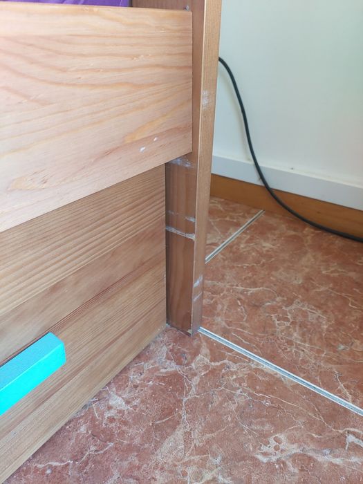Cama de solteiro com gavetão por baixo + colchão viscoelástico próprio