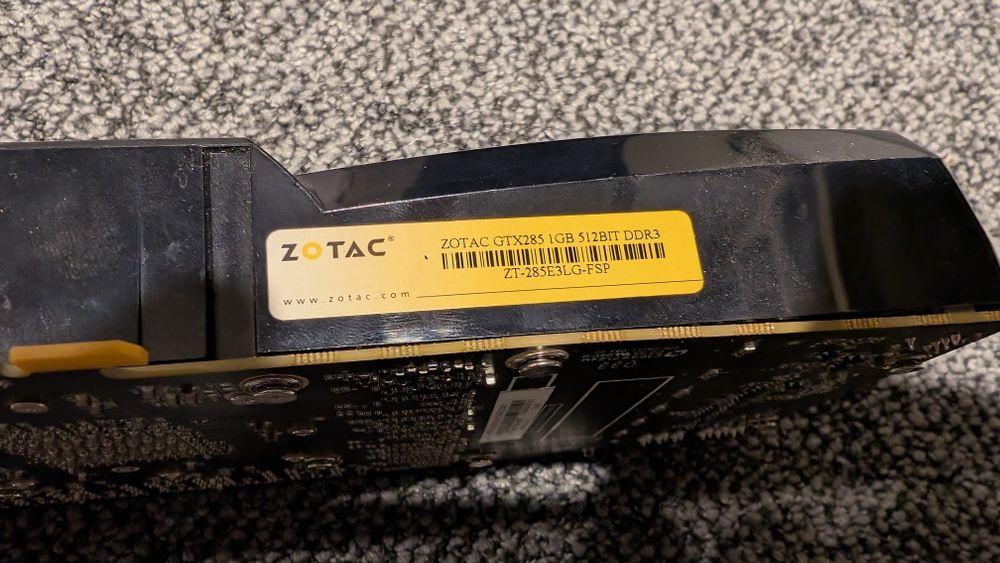 Karta graficzna ZOTAC GTX285 1GB 512BIT DDR3
