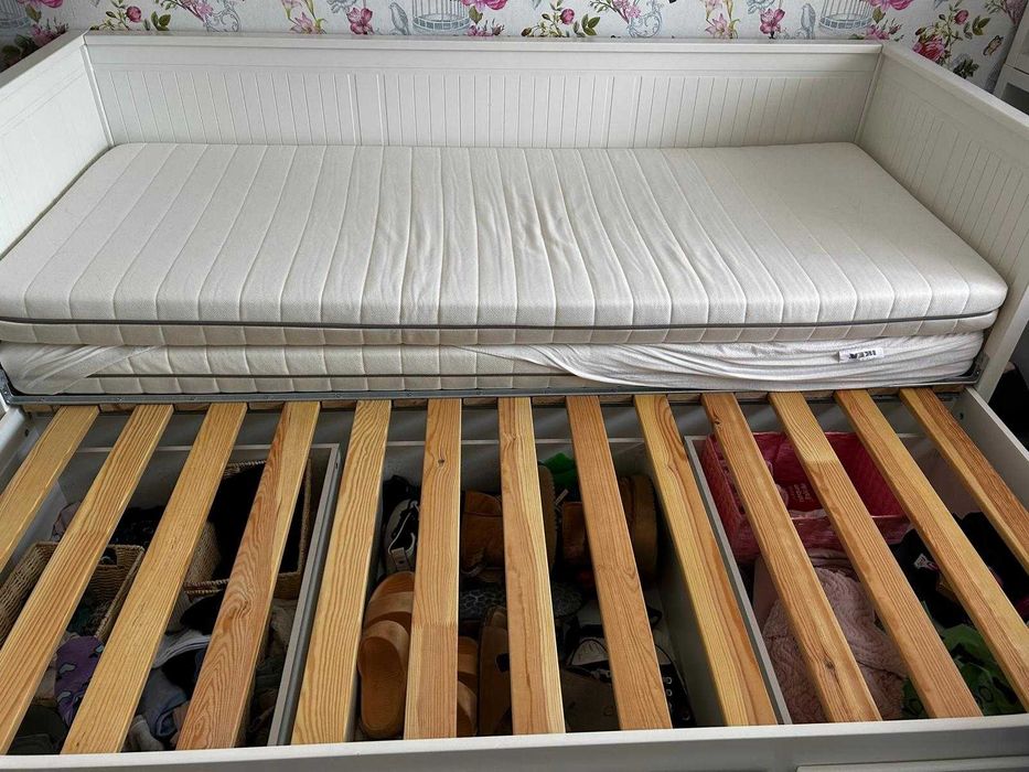 Vendo HEMNES - Cama indiv/dupla c/3 gav, 80x200 cm + 2 colchões