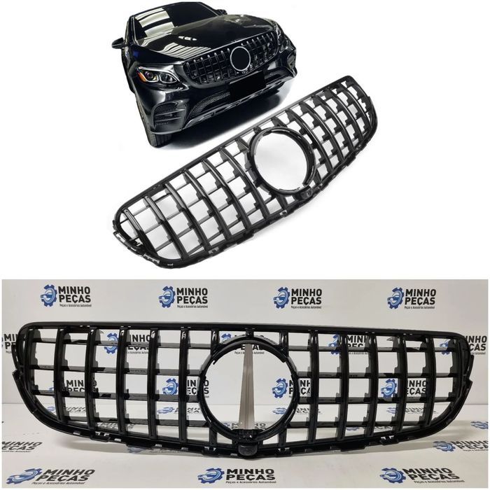 Grelha Frontal Mercedes GLC (X253) GTR Preto Brilho