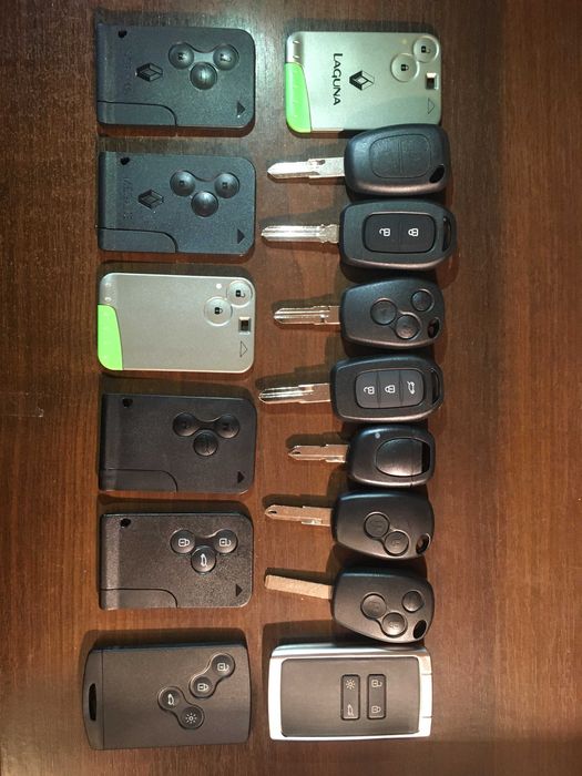 Подвязка прошивка ключ карта корпус Renault Laguna Megane Scenic