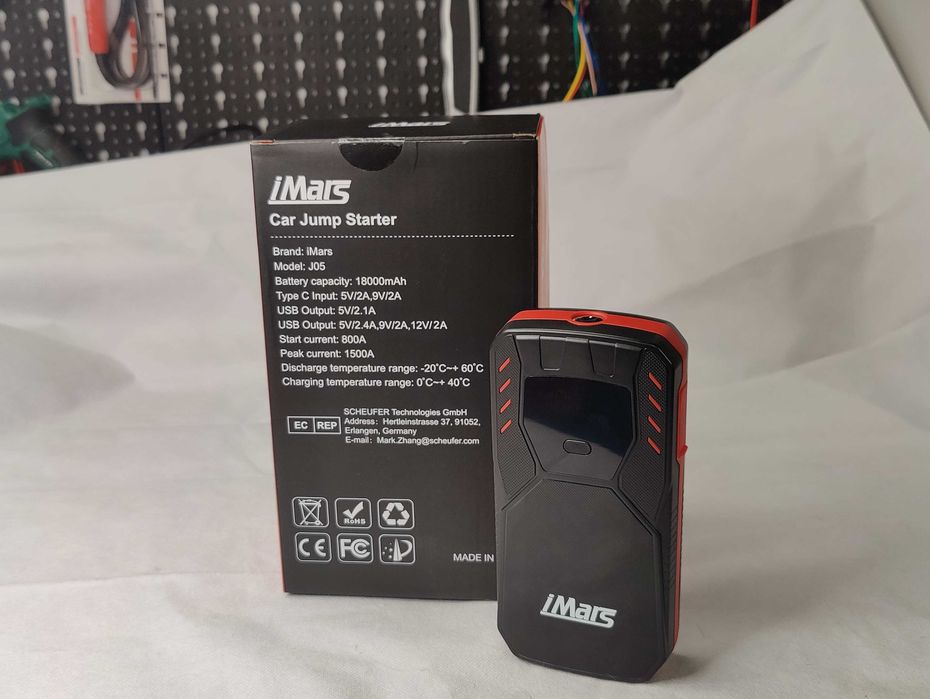 Booster Arranque Emergência - Carregador Bateria – Jump