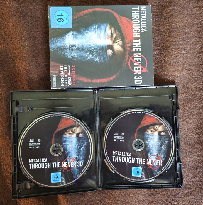 Metallica Through the Never  2x Blu-ray  2D+3D