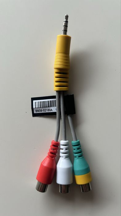 Adapter maly jack - 3x rca chinch audio-video