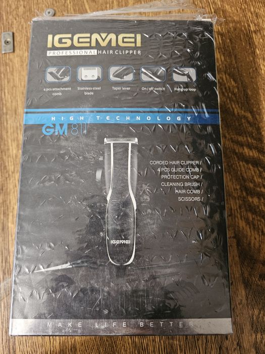 Машинка для стрижки IGEMEI GM 811, професійн нова