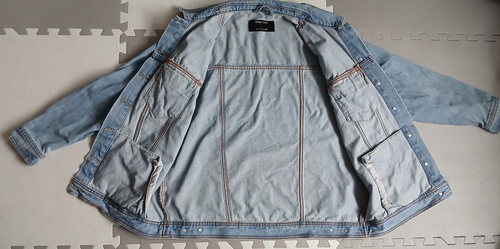 Kurtka męska jeansowa oversize