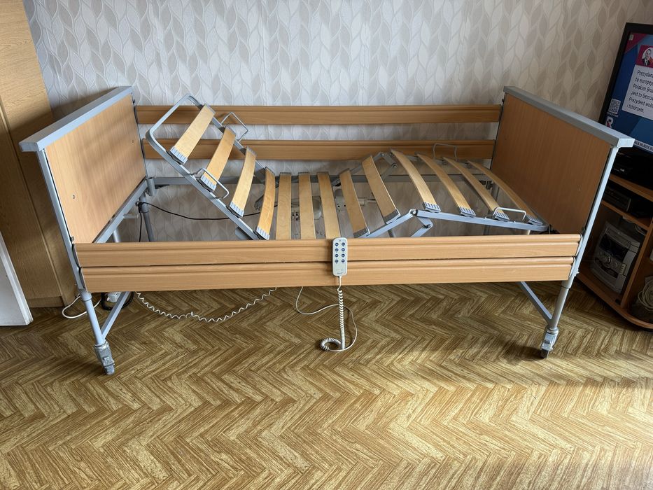 Łóżko Rehabilitacyjne Elektryczne na pilota z dowozem