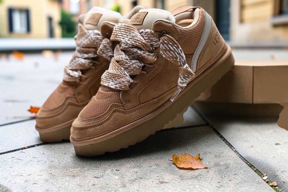 Damskie sneakersy UGG Lowmel chestnut prezent dla fanki trendów  Rozmiar 41：27cm