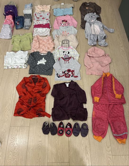 Paczka ubrań dziewczynka rozm. 80