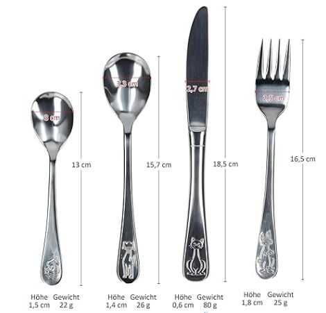 Детские столовые приборы Justinus