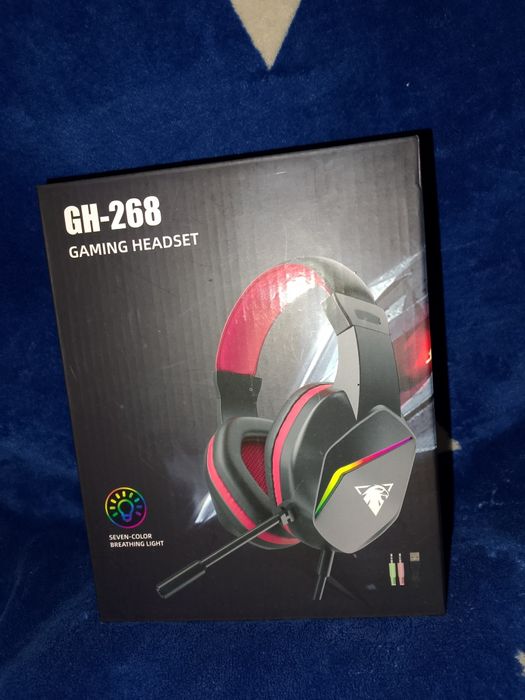 Ігрові навушники GH-268 Gaming Headset з мікрофоном та RGB