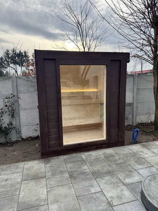 Sauna ogrodowa mini sauna elektryczna 230V/400vsauna wifi ocieplona